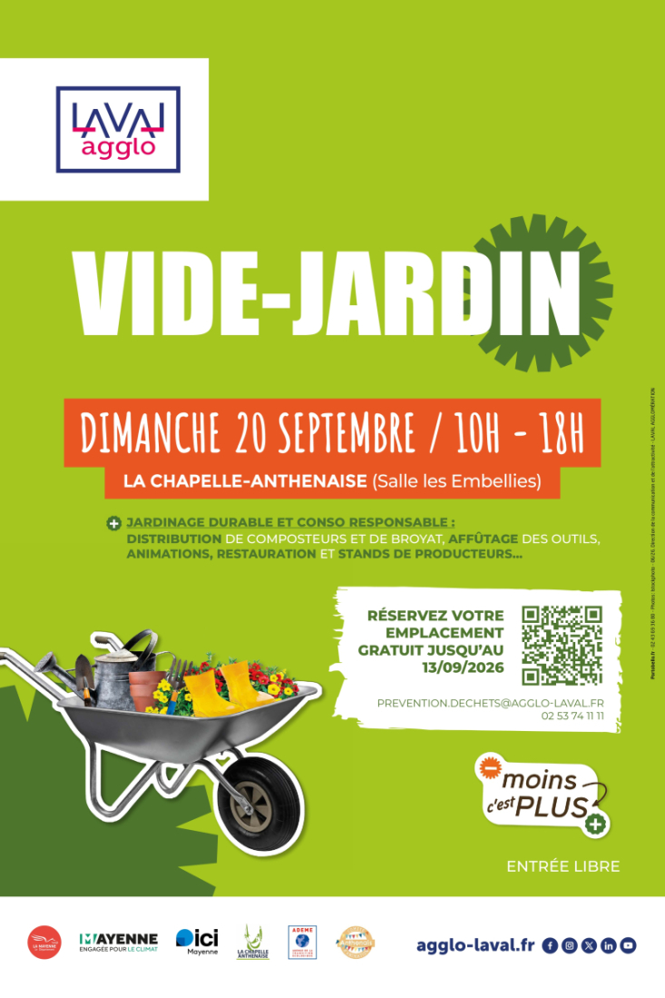 affiche vide jardin
